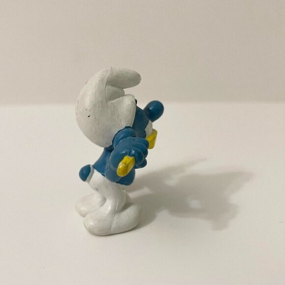 Smurfs Toothpaste Smurf Toothbrush Figure Toy Schleich Peyo - Picture 4 of 13